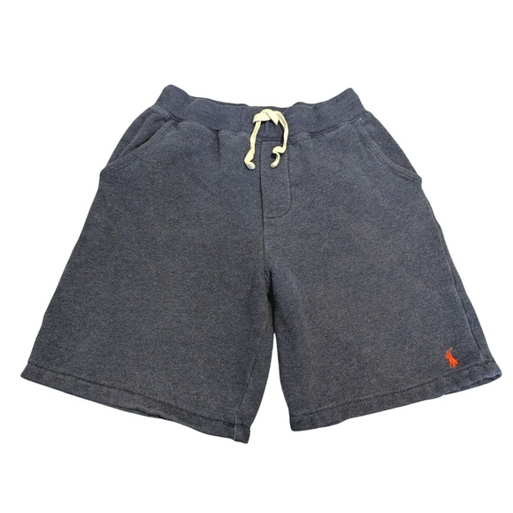 Polo Ralph Lauren Other - Polo Ralph Lauren Boys Size M 10-12 Terry Drawstring Sweat Shorts Blue Red Pony